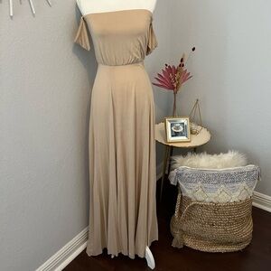 Clayton tan dress size smal
